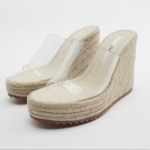 Zara Clear Wedges